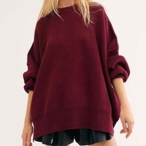 NEW Free People Easy Street Tunic Sweater